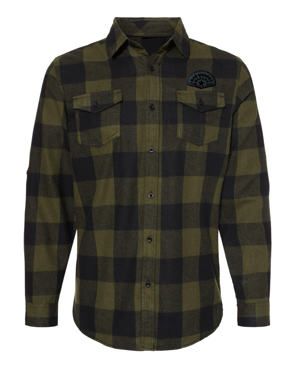 Tachometer Flannel - Green + 1000 Bonus Entries!