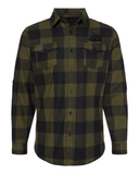 Tachometer Flannel - Green + 1000 Bonus Entries!