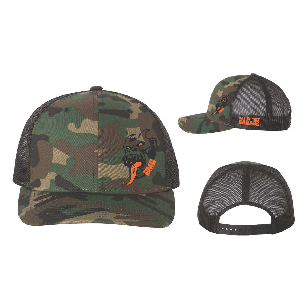 Gorra de camionero Camo Demon + ¡500 entradas de bonificación!