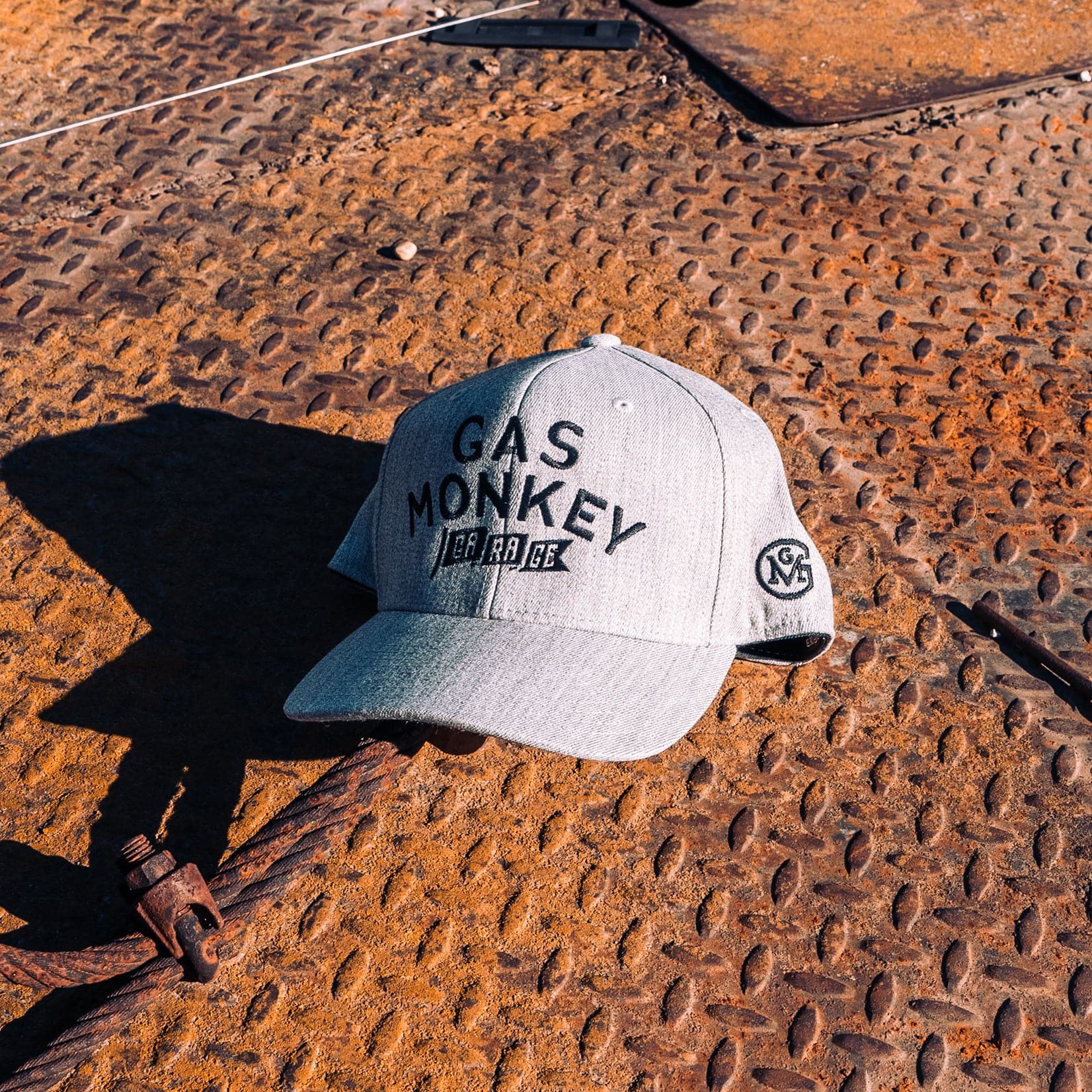 Banner Year Flat Bill Hat - Heather Grey