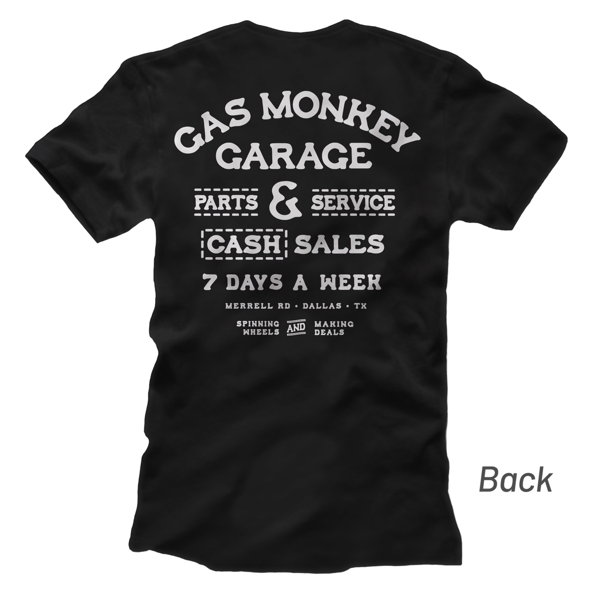 Parts & Service Tee - Black