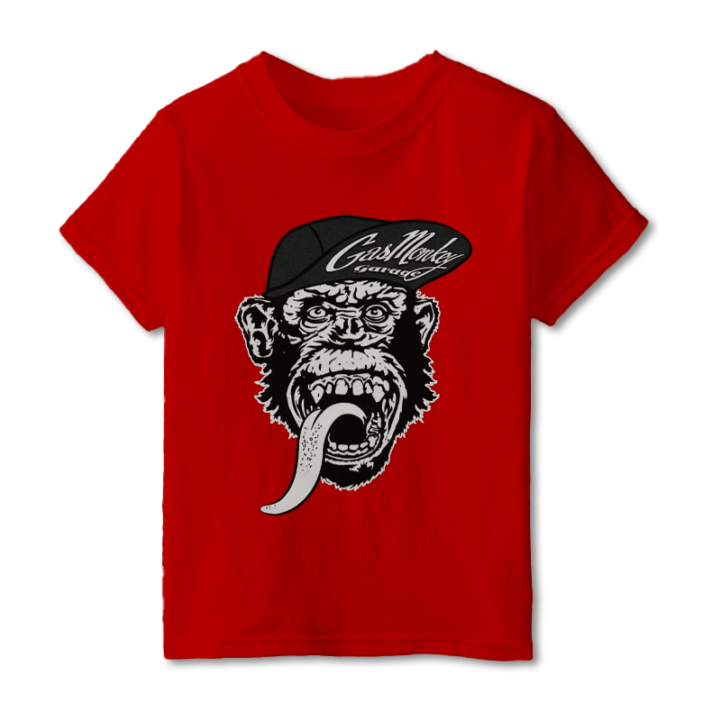 T shirt gas hot sale monkey garage originali