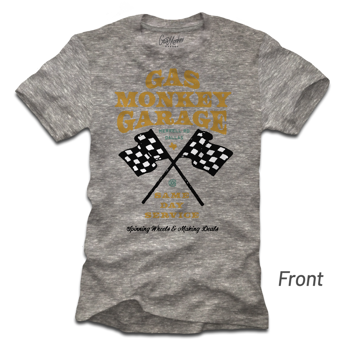 Camiseta Check Mate - Gris Jaspeado